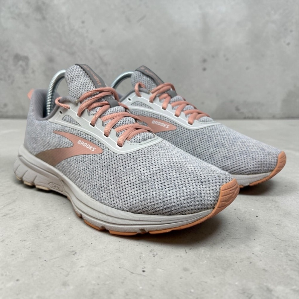 Brooks Anthem 3 Running Shoes Womens 9.5 Grey Rose Gold Sneakers 1203171B053
